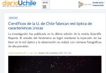 Científicos de la U. de Chile fabrican red óptica de características únicas (Radio U. de Chile)