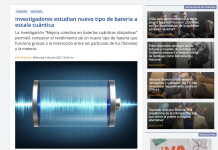 Investigadores estudian nuevo tipo de batería a escala cuántica (Radio UChile)
